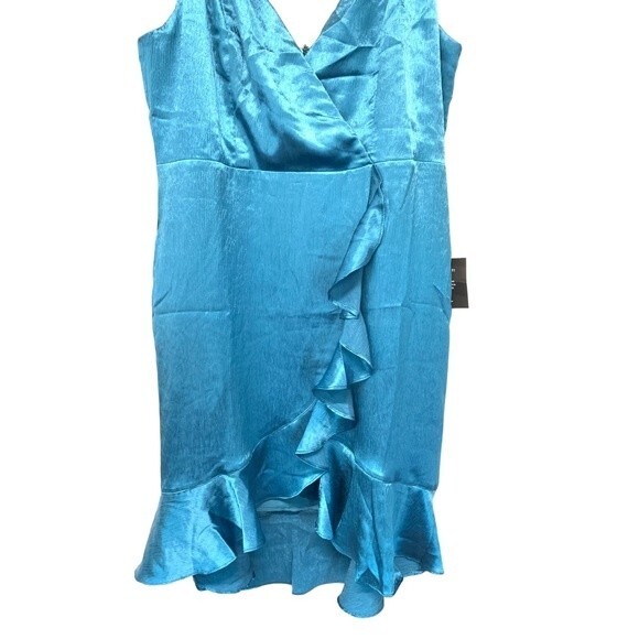 Lulu's Blue Ruffle Mini Dress - Picture 4 of 7